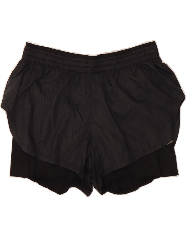 NIKE Womens Dri Fit Sport Shorts UK 10 Small Black Polyester Vintage Nike and Second-Hand Nike from Messina Hembry 