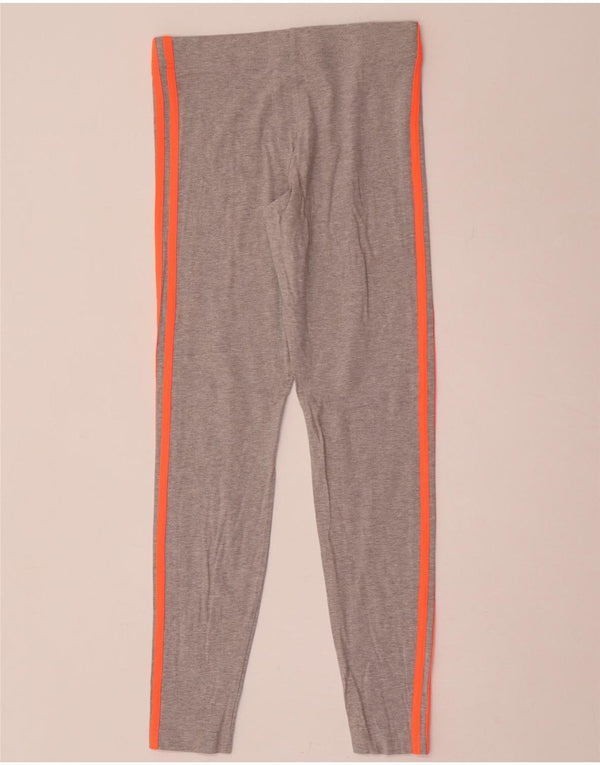 Adidas Mädchen-Leggings, 14–15 Jahre, graue Baumwolle