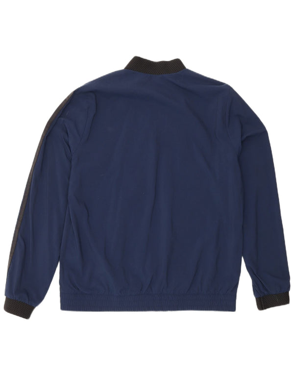 Adidas Damen Trainingsanzug Top Jacke UK 16/18 Large Marineblau Sport
