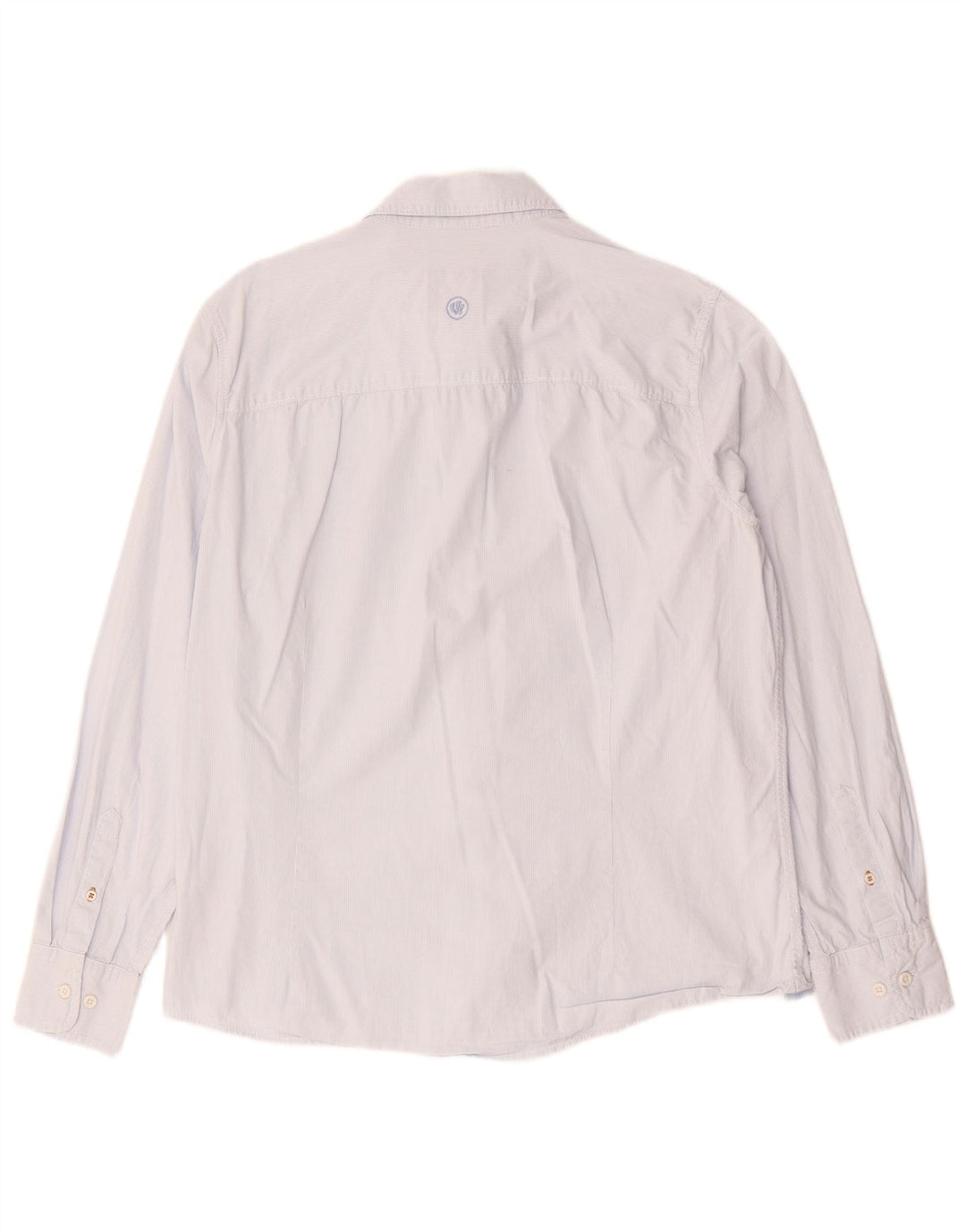 FAT FACE Slim-Hemd für Herren, groß, blau, Nadelstreifen