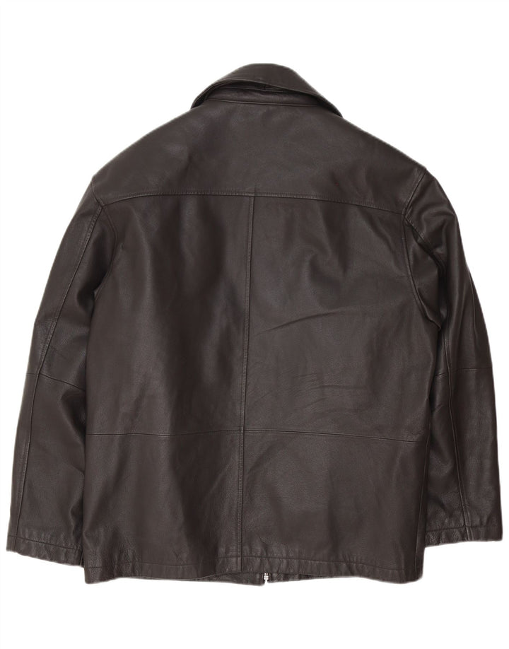 Canda Herren Lederjacke IT 48 Medium Schwarz