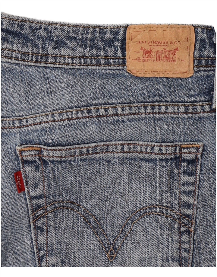 Levi's Damen 518 Skinny Jeans W32 L31 Blau