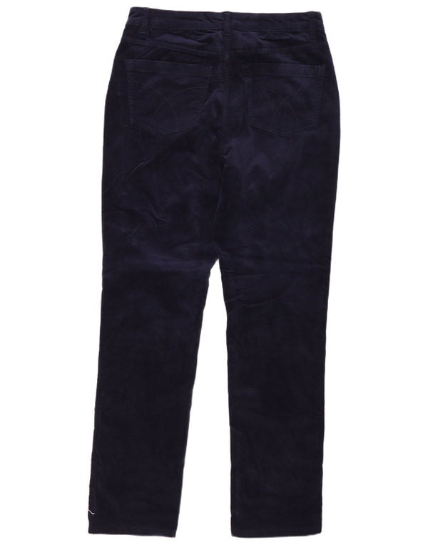 Crew Clothing Damen Slim Casual Hose UK 12 Medium W30 L30 Marineblau