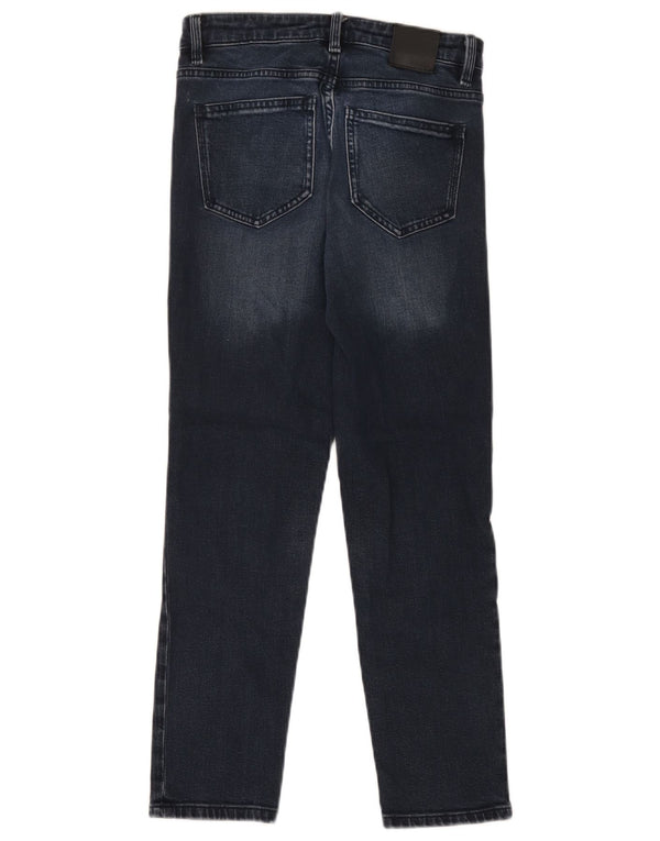 Massimo Dutti Damen Slim Jeans EU 34 2XS W24 L25 Marineblau Baumwolle