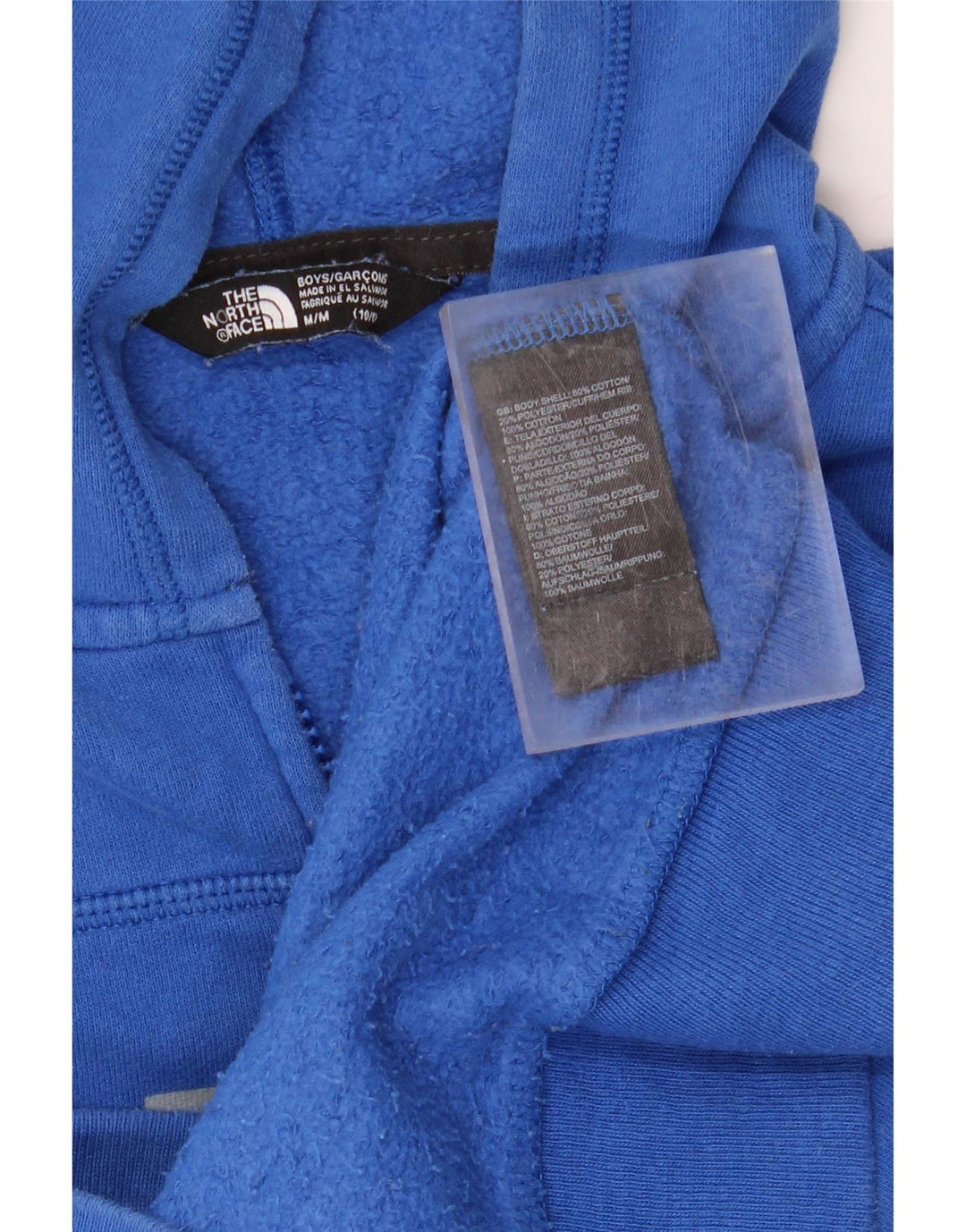 THE NORTH FACE Kapuzenpullover mit grafischem Reißverschluss für Jungen, 10–11 Jahre, Mittelblau