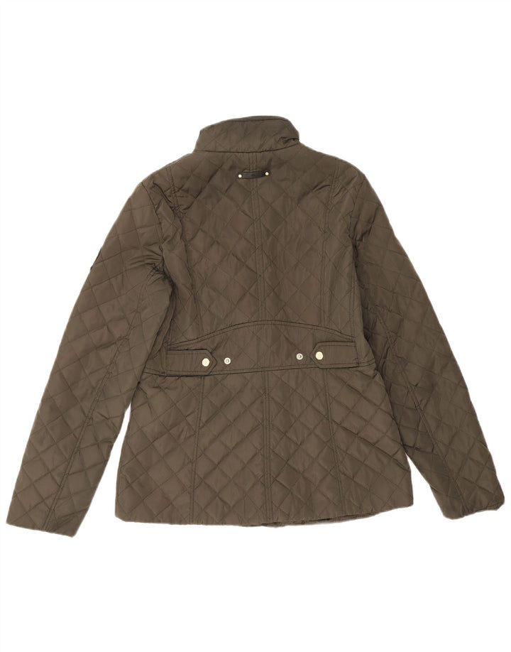 Ralph Lauren Damen Steppjacke UK 10 Small Khaki Polyethylen