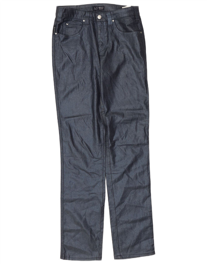 Armani Damen Slim Jeans W29 L32 Marineblaue Baumwolle