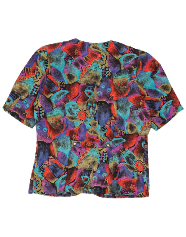 Golden Gate Damen-Hemdbluse mit abstraktem Muster IT 44 Medium Mehrfarbig