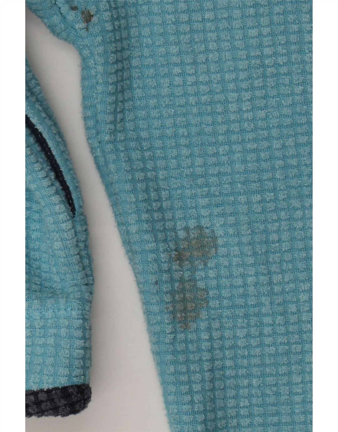 Weird Fish Damen-Fleecepullover mit Reißverschluss am Hals, UK 16, Größe L, Blau, Polyester