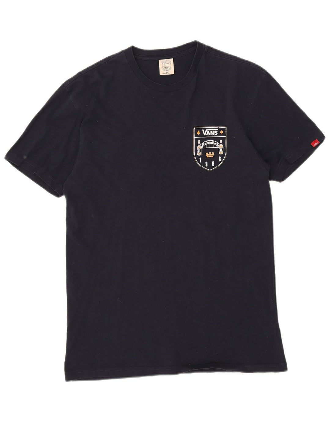 Vans Herren-T-Shirt mit Grafik, mittlere Marineblau-Baumwolle