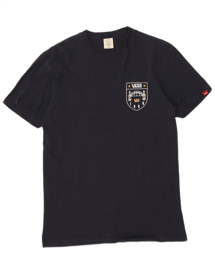 Vans Herren-T-Shirt mit Grafik, mittlere Marineblau-Baumwolle