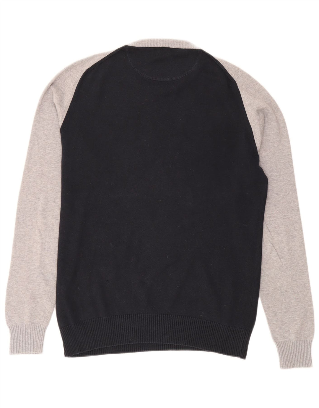 Bikkembergs Herren-Pullover mit Rundhalsausschnitt, mittlerer Marineblau-Farbblock