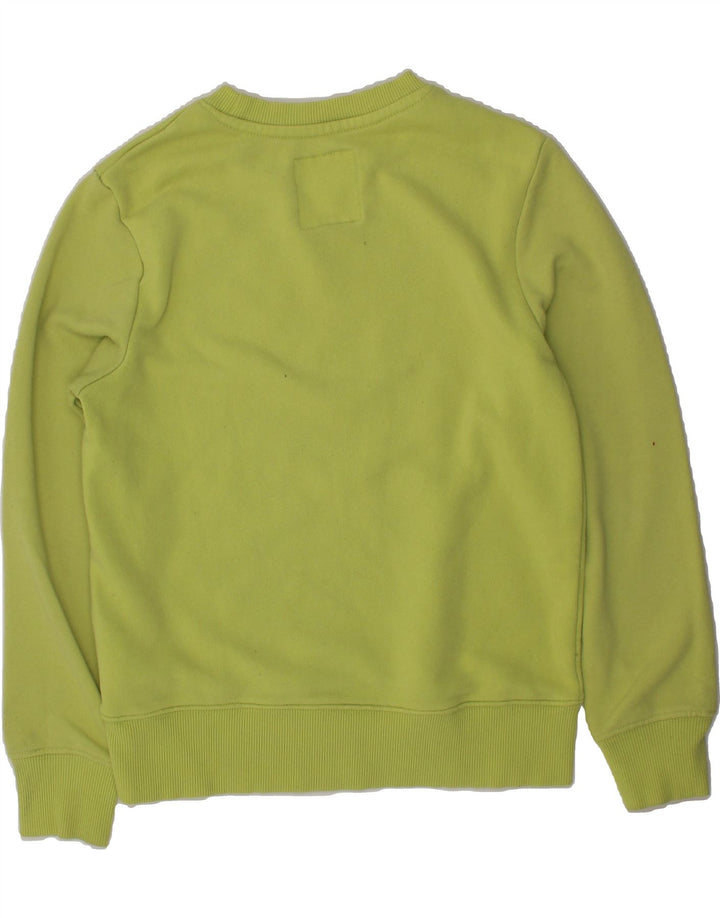 LEVI'S Boys Graphic Sweatshirt Jumper 9-10 Years Green Cotton Vintage Levi's and Second-Hand Levi's from Messina Hembry 
