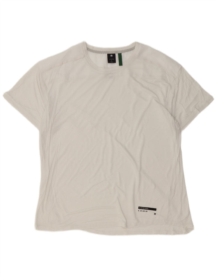 G-Star Herren T-Shirt Top Large Weiß