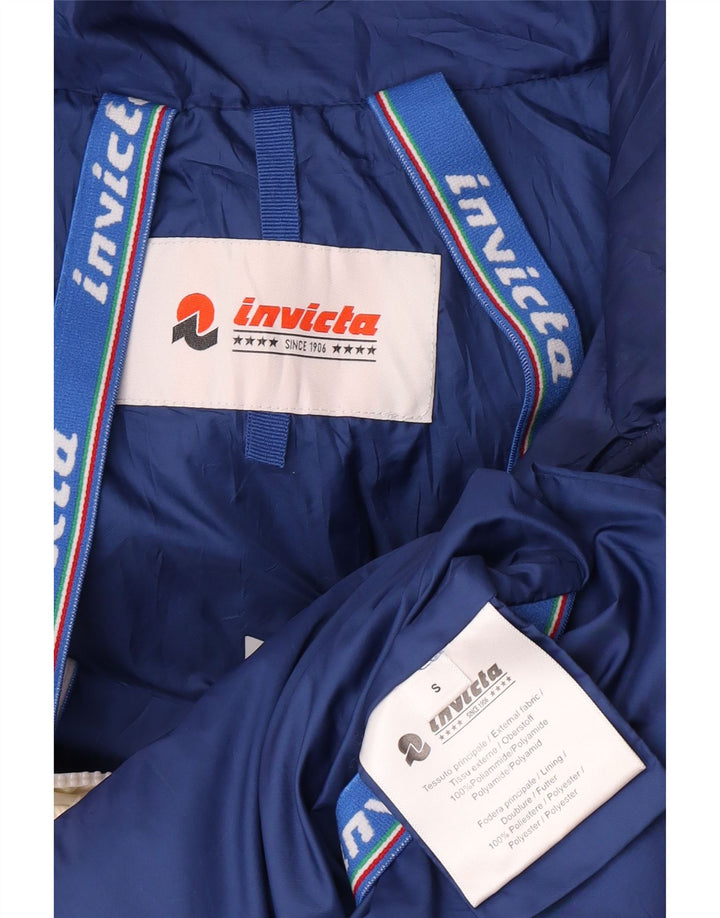 Invicta Herren-Jacke mit Kapuze, gepolstert, UK 36, Größe S, weiß, Polyamid