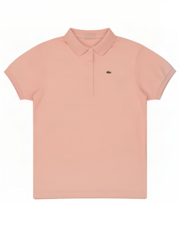 Lacoste Damen-Poloshirt, Größe 38, mittelrosa, Baumwolle