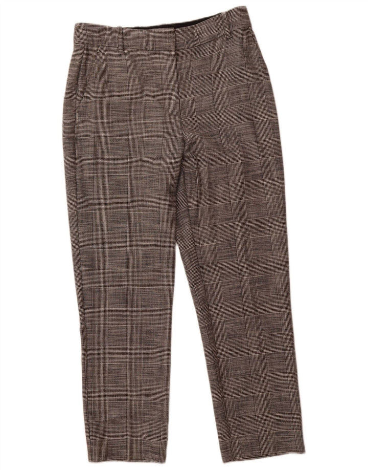 REISS Damen-Anzughose mit hoher Taille, UK 12, M, W32, L28, Grau