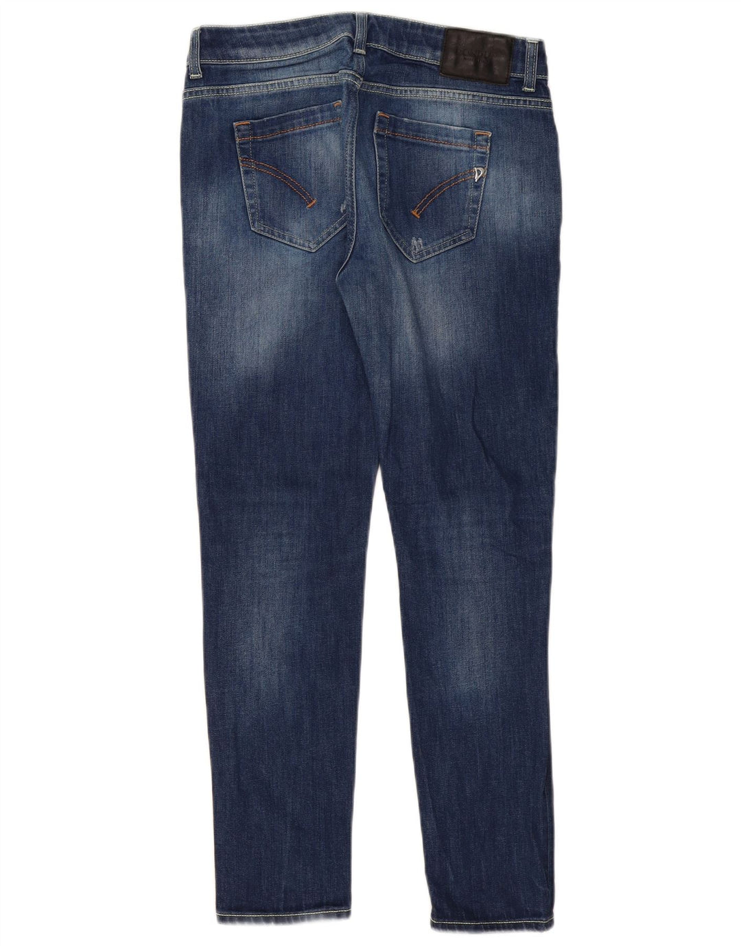 Dondup Damen Skinny Jeans W30 L30 Blaue Baumwolle