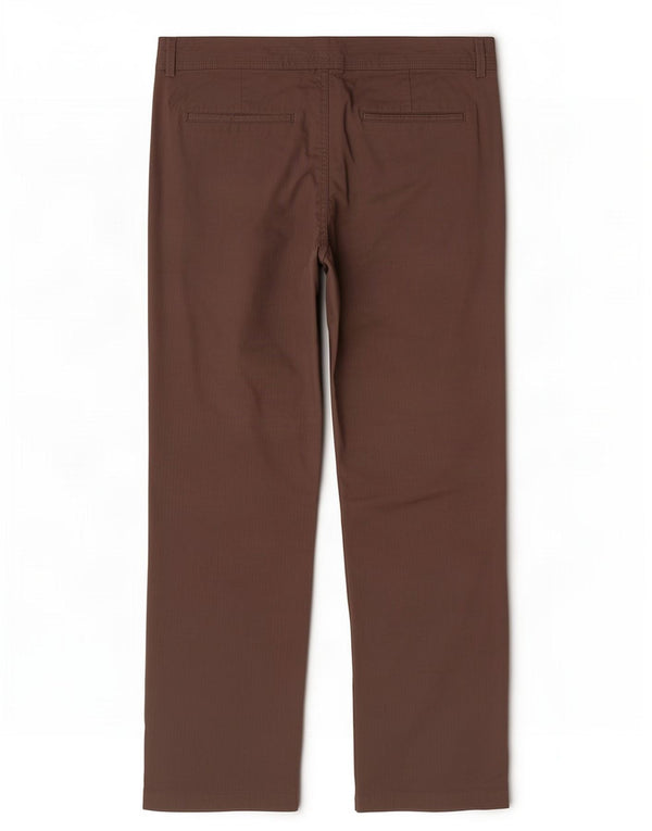 Laura Ashley Gerade Chino-Hose für Damen, UK 14, Größe L, W34, L34, Braun