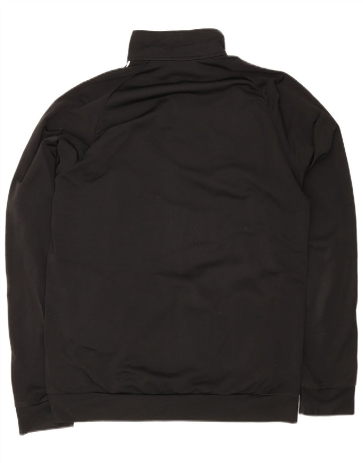 Adidas Herren-Trainingsanzug, Oberteil, Jacke, groß, schwarz, Polyester