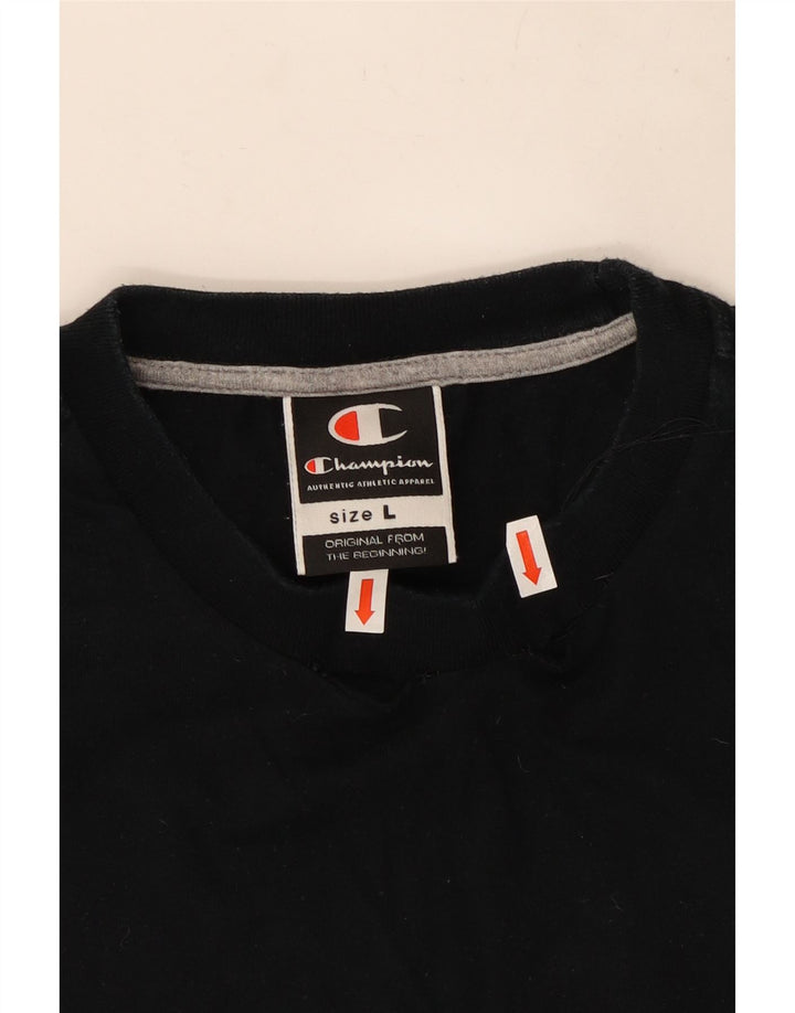Champion Herren-Trägershirt, groß, aus schwarzer Baumwolle