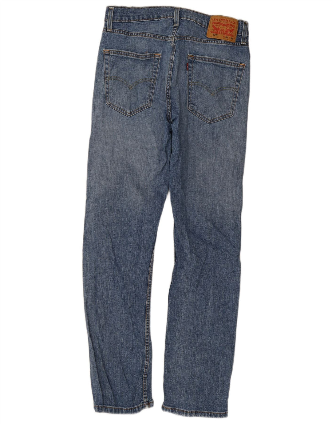 Levi's Herren 527 Slim Bootcut Jeans W32 L32 Blaue Baumwolle
