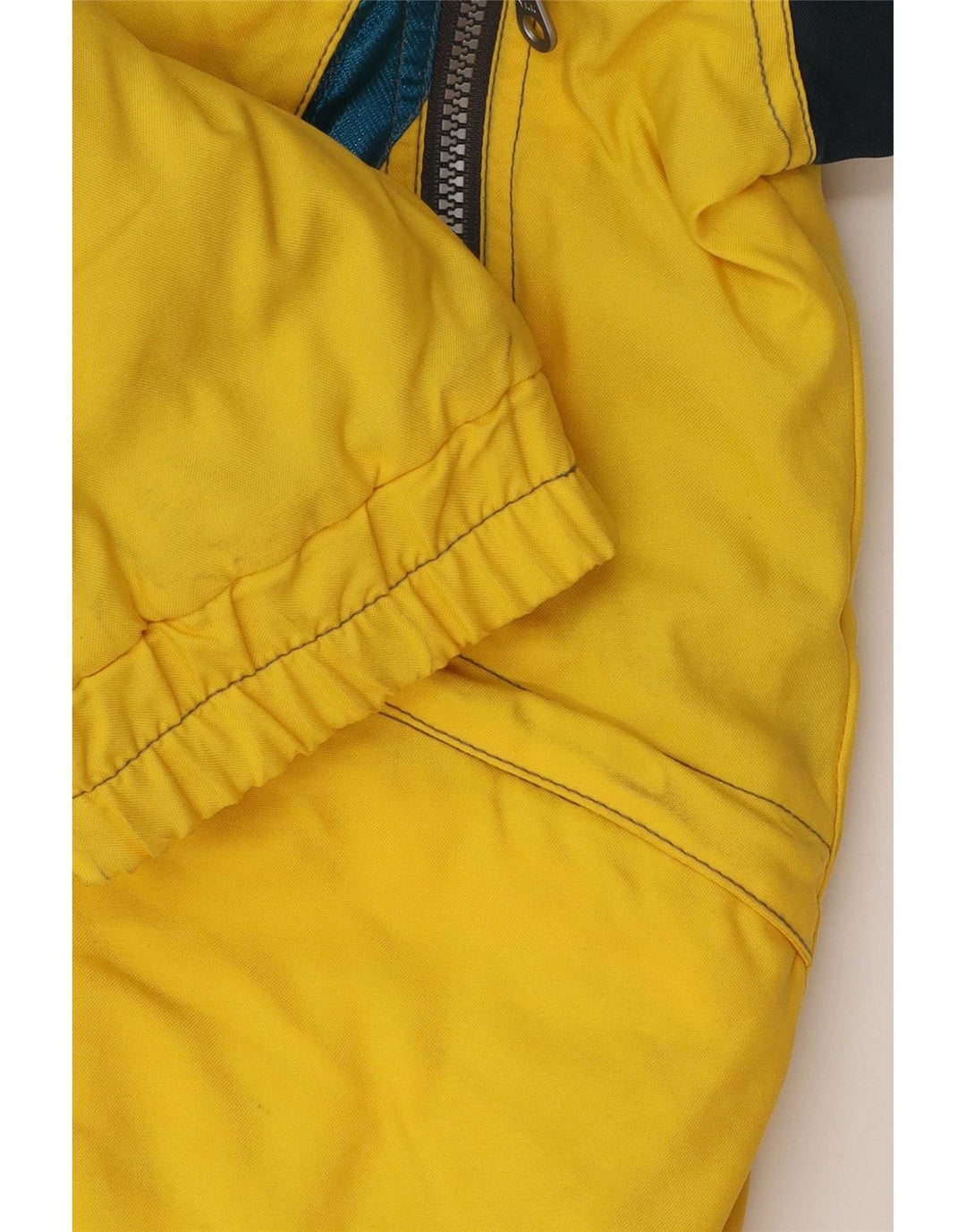 Colmar Mens Graphic Ski Jacket IT 36 Small Yellow Colourblock Polyamid