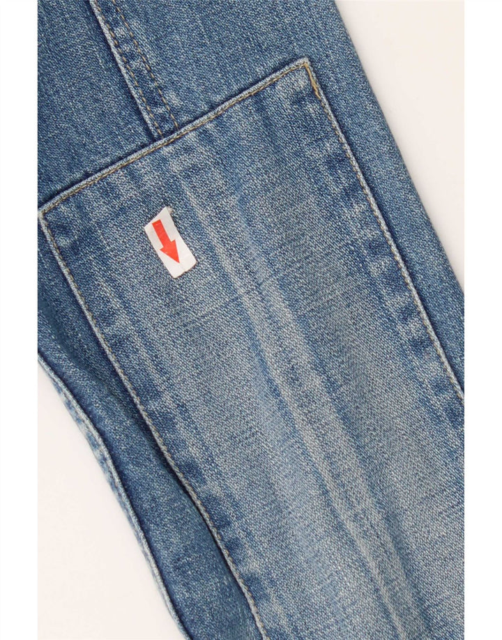 Fcuk Damen Jeansjacke UK 10 Small Blaue Baumwolle