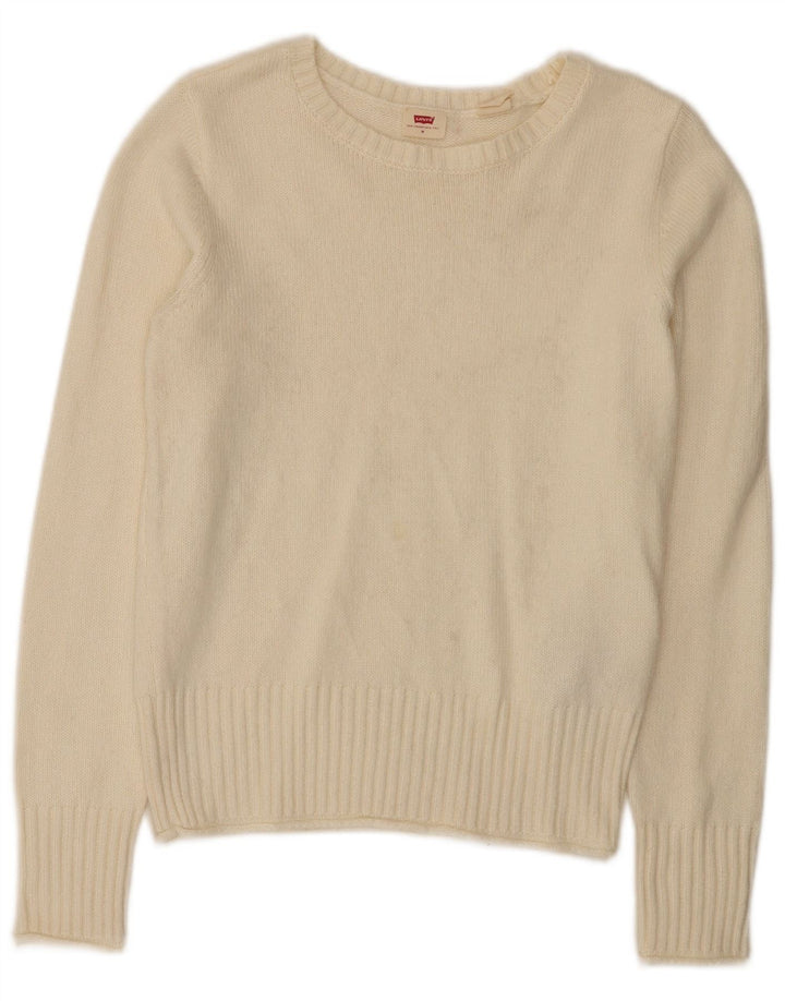 Levi's Damen-Pullover mit U-Boot-Ausschnitt, Gr. 12, mittelgrau, Polyamid