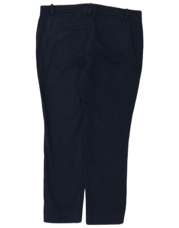 Ralph Lauren Damen Slim Cropped-Hose US 8 Medium W32 L25 Marineblau