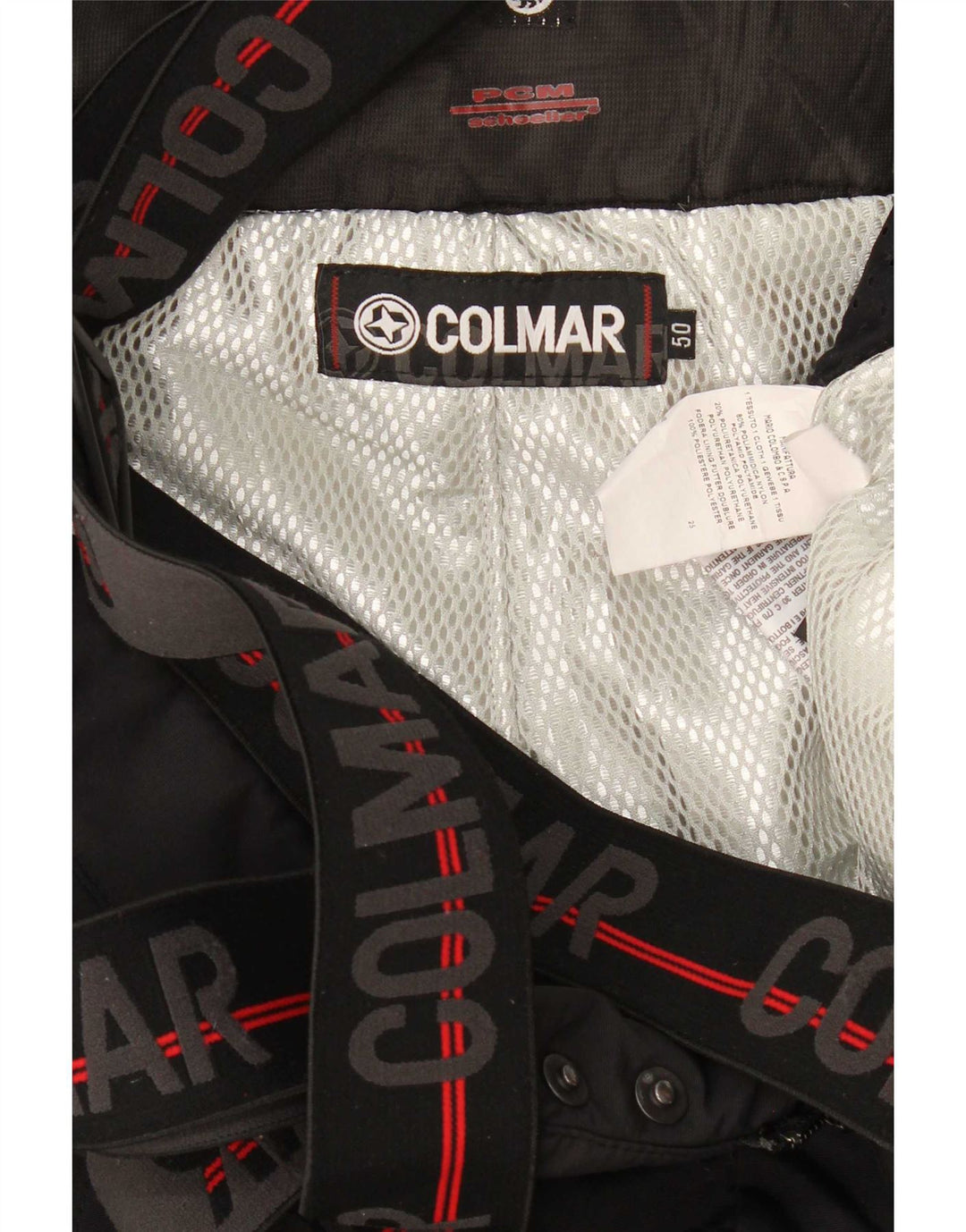 Colmar Herren-Skihose mit grafischer Latzhose, EU 40, Mittelschwarz, Farbblock