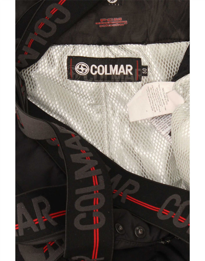 Colmar Herren-Skihose mit grafischer Latzhose, EU 40, Mittelschwarz, Farbblock