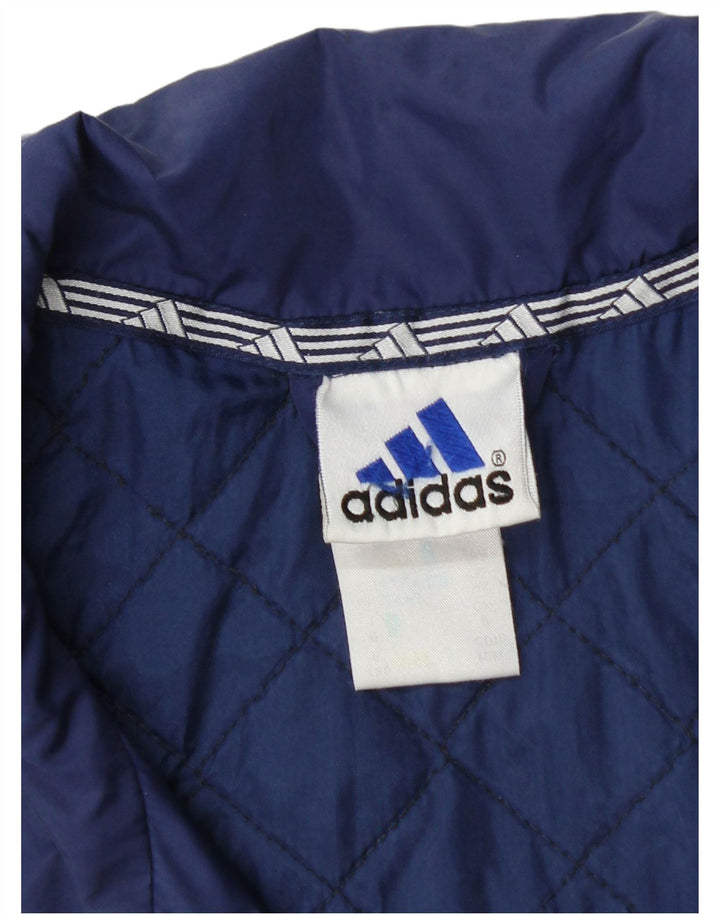 Adidas Herren-Trainingsanzug-Top-Jacke, groß, Marineblau