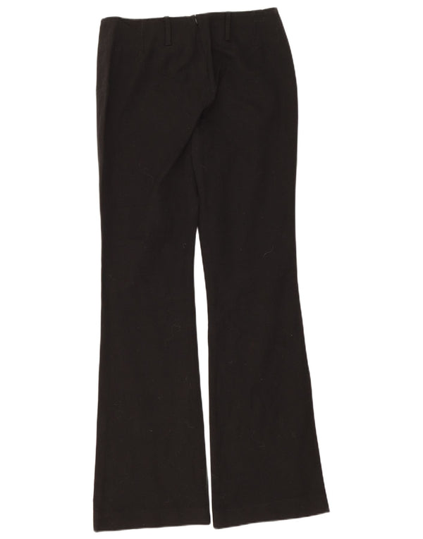 Gap Damen Flare Freizeithose US 6 Medium W26 L31 Schwarze Baumwolle