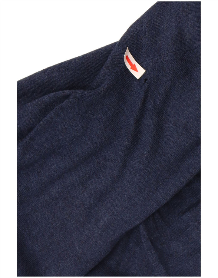 Marks & Spencer Damen-Cardigan-Pullover UK 10 Small Marineblaue Viskose