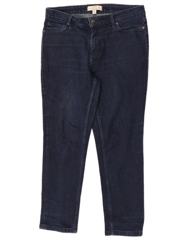 White Stuff Kurze, gerade Jeans für Damen, UK 14, Größe L, W32, L28, Marineblau