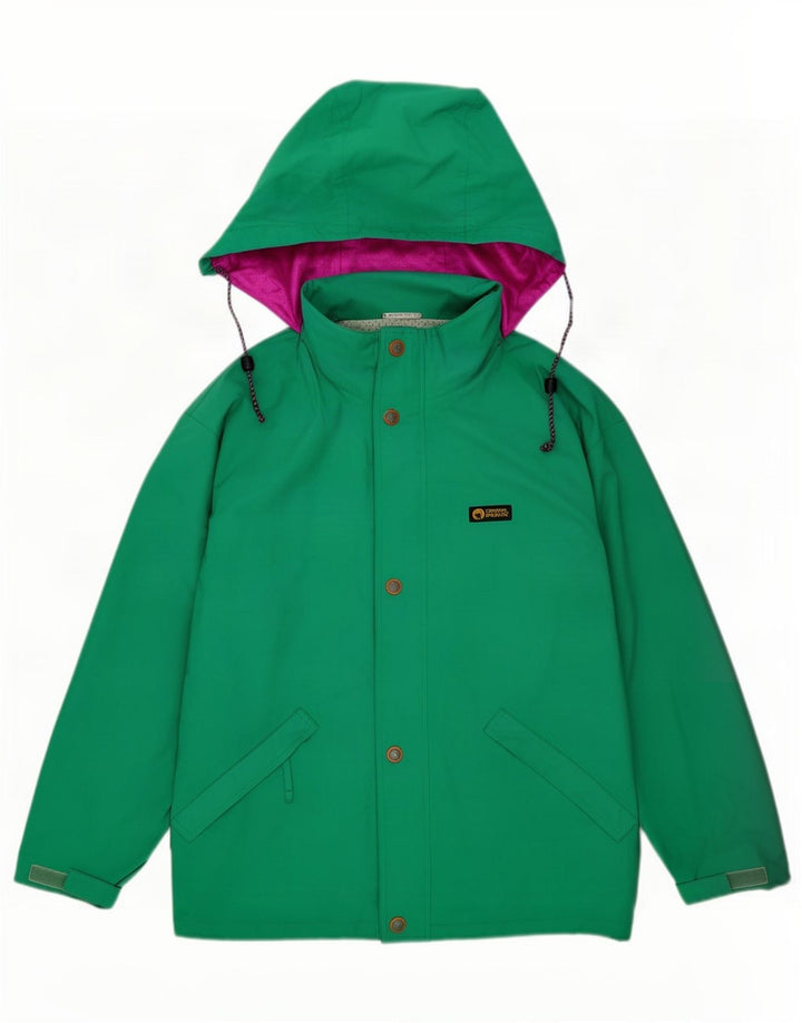 Ciesse Piumini Herren-Regenjacke mit Kapuze, IT 50, großes grünes Polyester