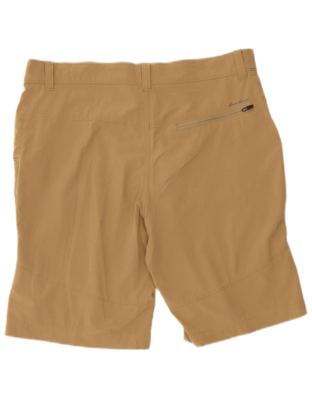 Eddie Bauer Herren Chinoshorts W33 Medium Beige Polyester
