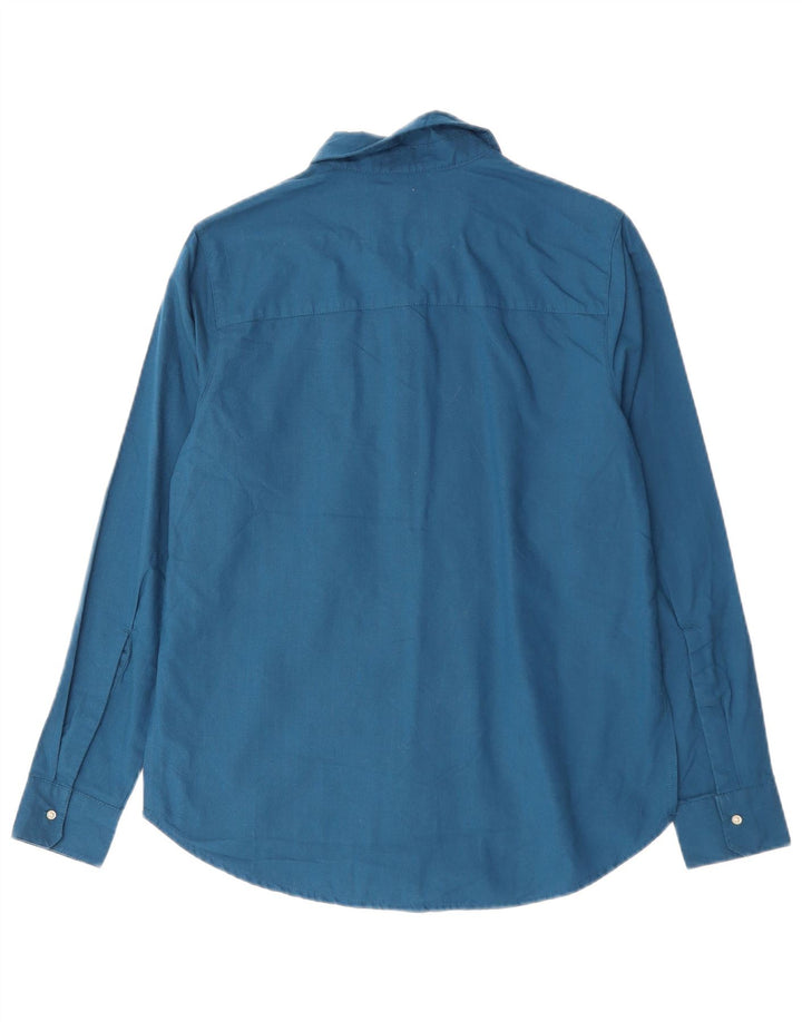Hurley Damen-Hemd UK 10 Small Blaues Polyester