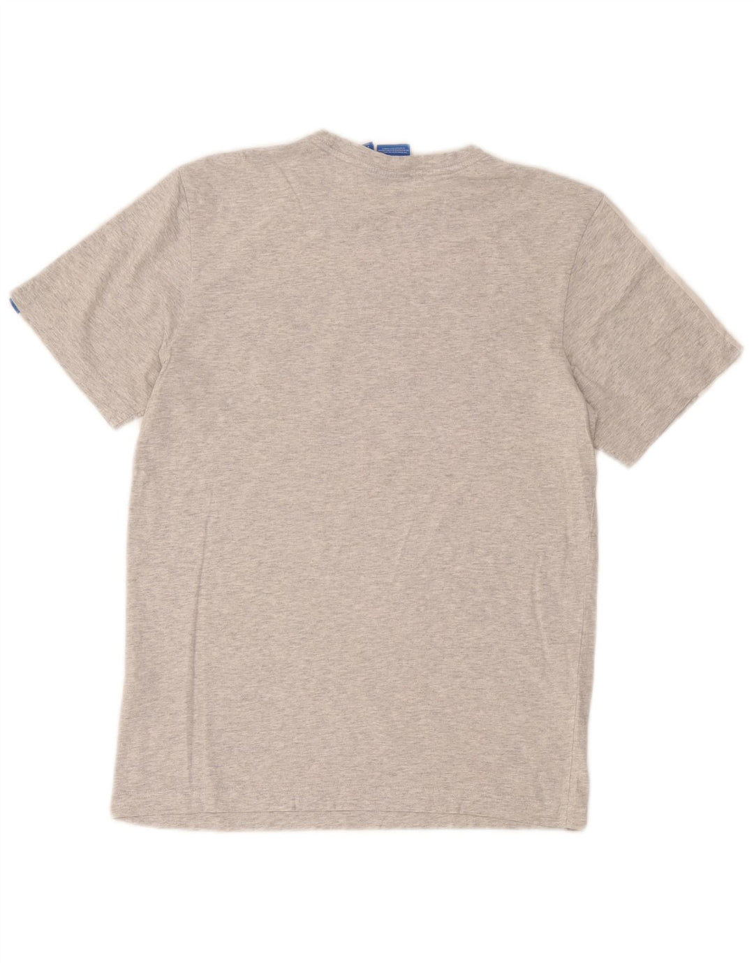 Adidas Herren-T-Shirt mit Grafik, Größe S, Grau, Colourblock-Baumwolle