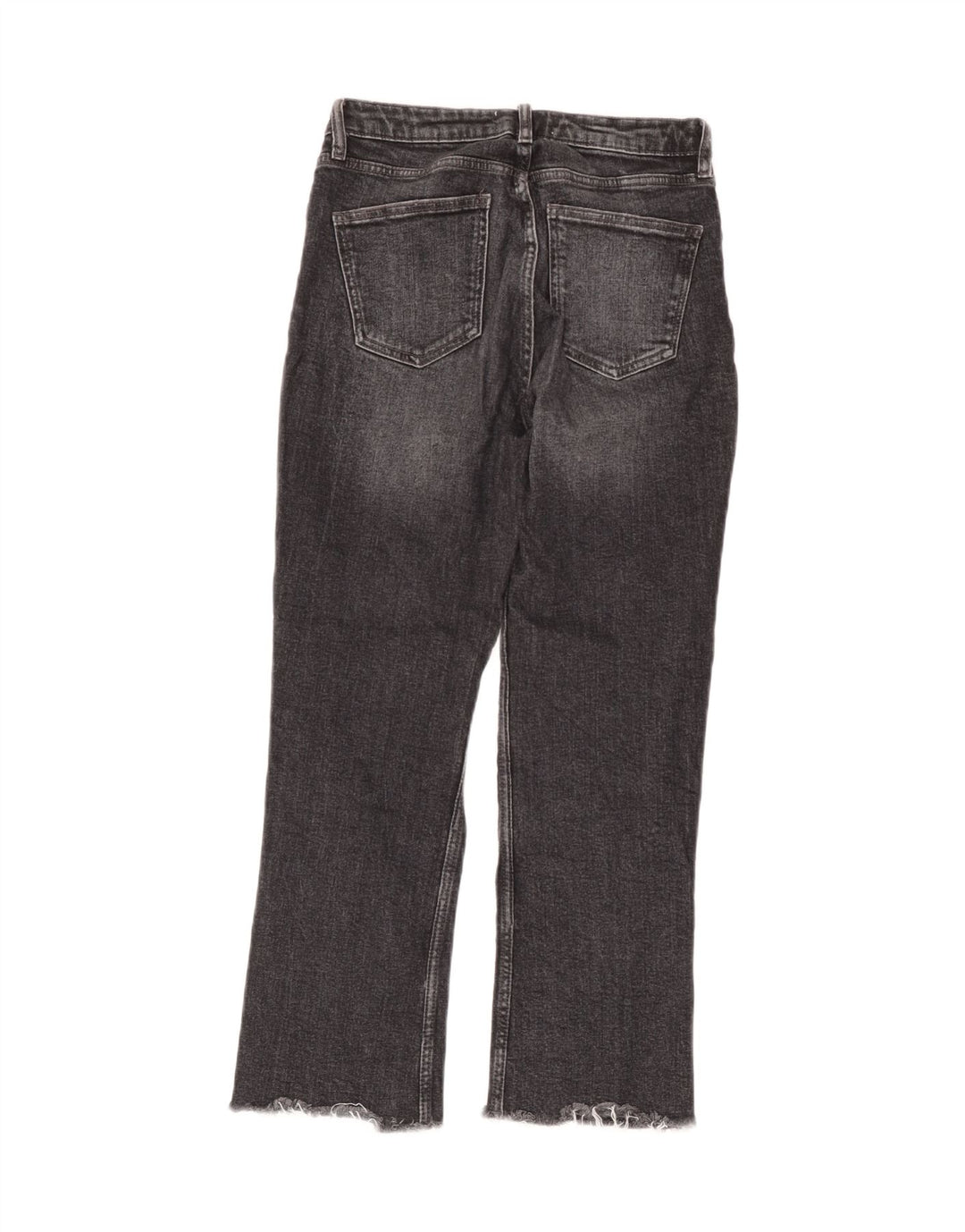 Kurze Jeans für Damen von Zara, EU 36, XS, W28, L25, Grau