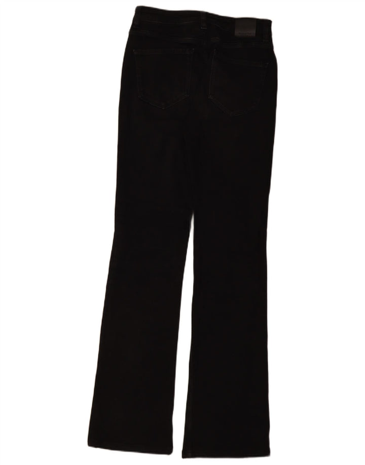 Massimo Dutti Damen Bootcut Jeans EU 38 Small W28 L32 Schwarz