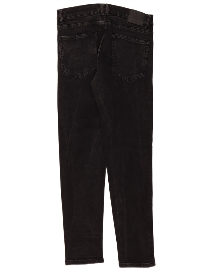 Zara Herren Slim Jeans EU 44 Large W34 L32 Schwarz