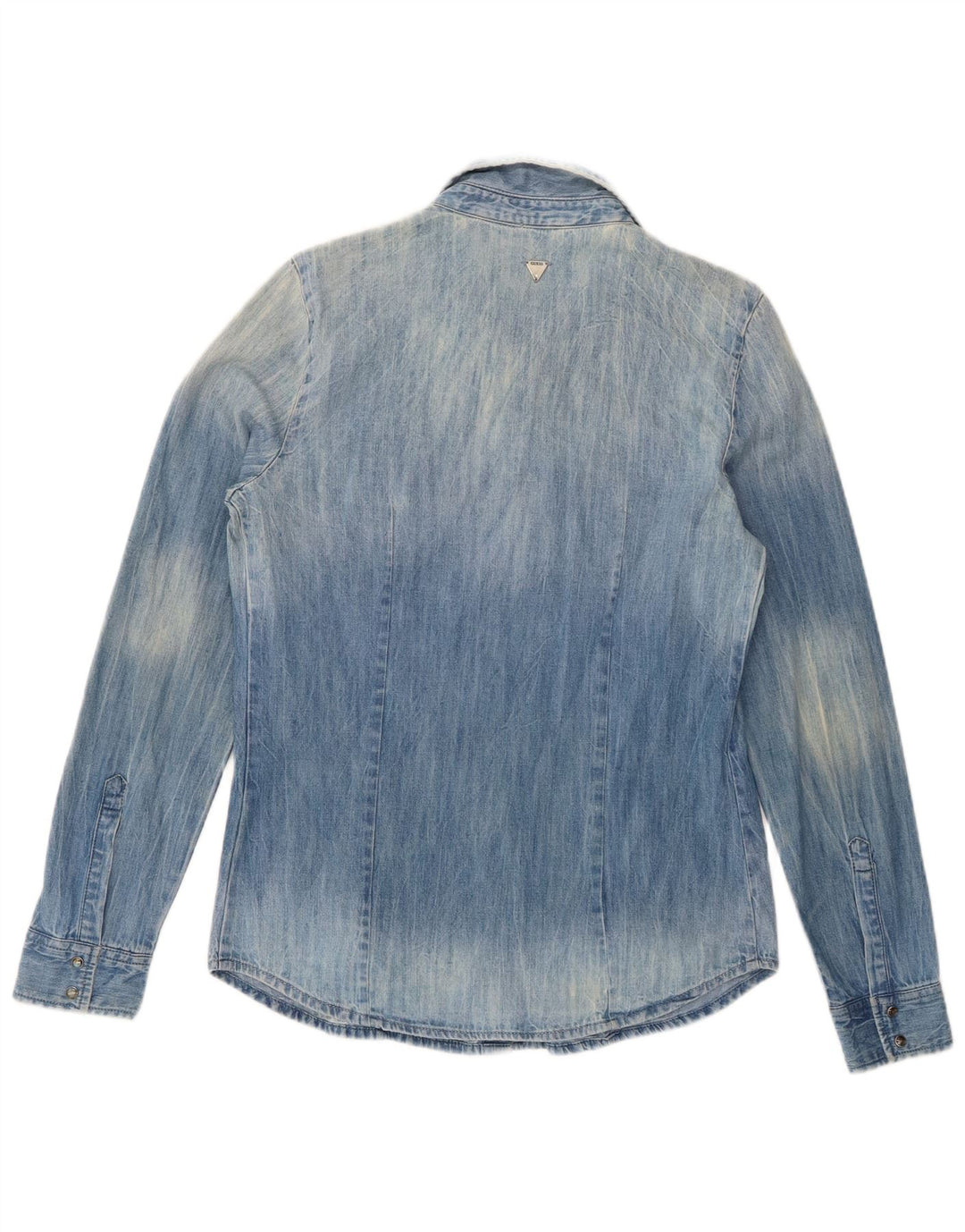 Guess Damen-Jeanshemd in Übergröße, Größe UK 6, XS, Blau, Baumwolle