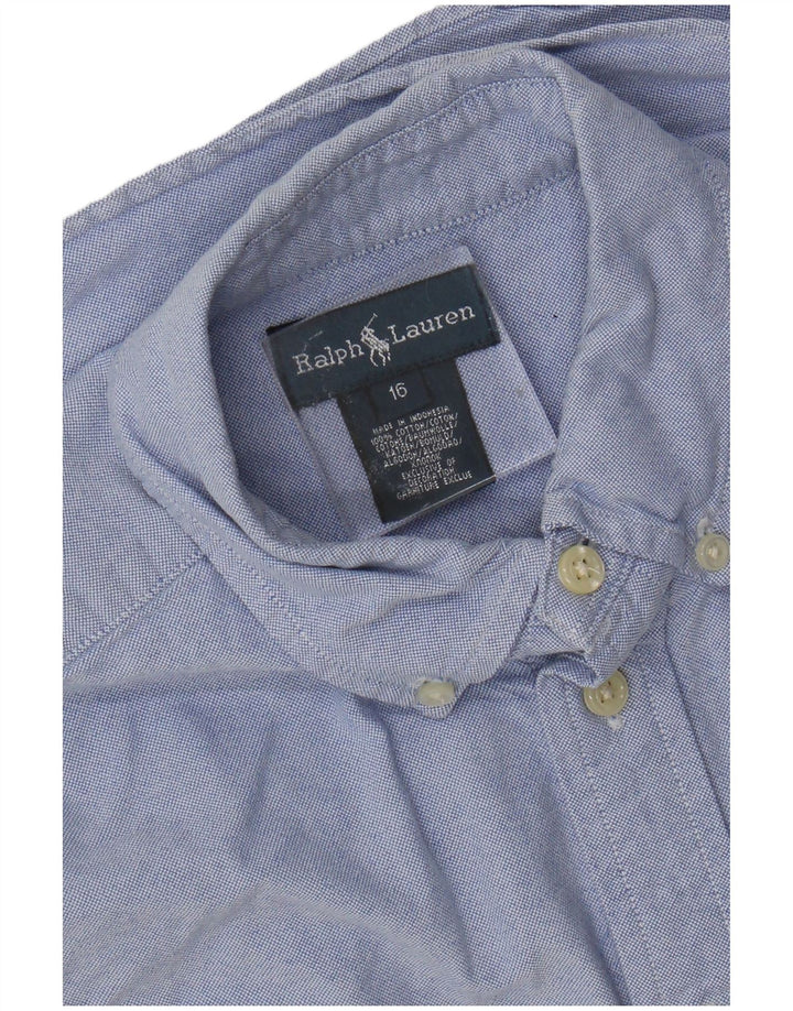 Ralph Lauren Hemd für Jungen, 15–16 Jahre, blaue Baumwolle