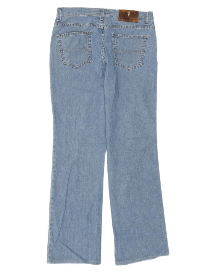 Trussardi Damen Straight Jeans W30 L29 Blaue Baumwolle