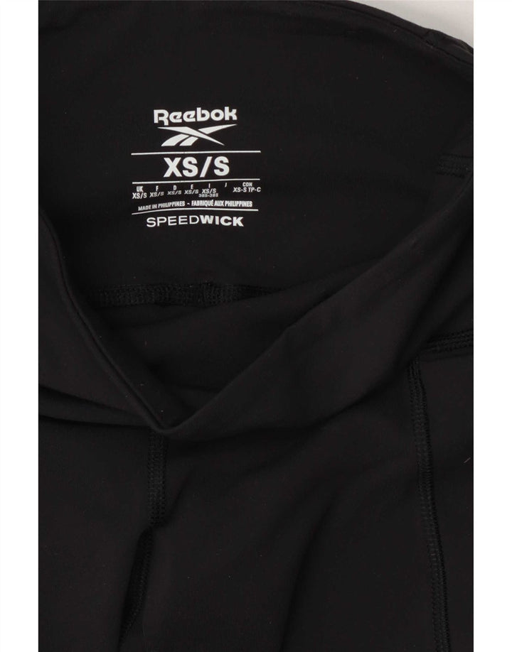 Reebok Damen Leggings UK 4 XS Grau