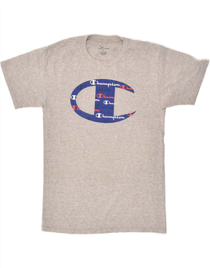 CHAMPION Mens Graphic T-Shirt Top Small Grey Cotton Vintage Champion and Second-Hand Champion from Messina Hembry 