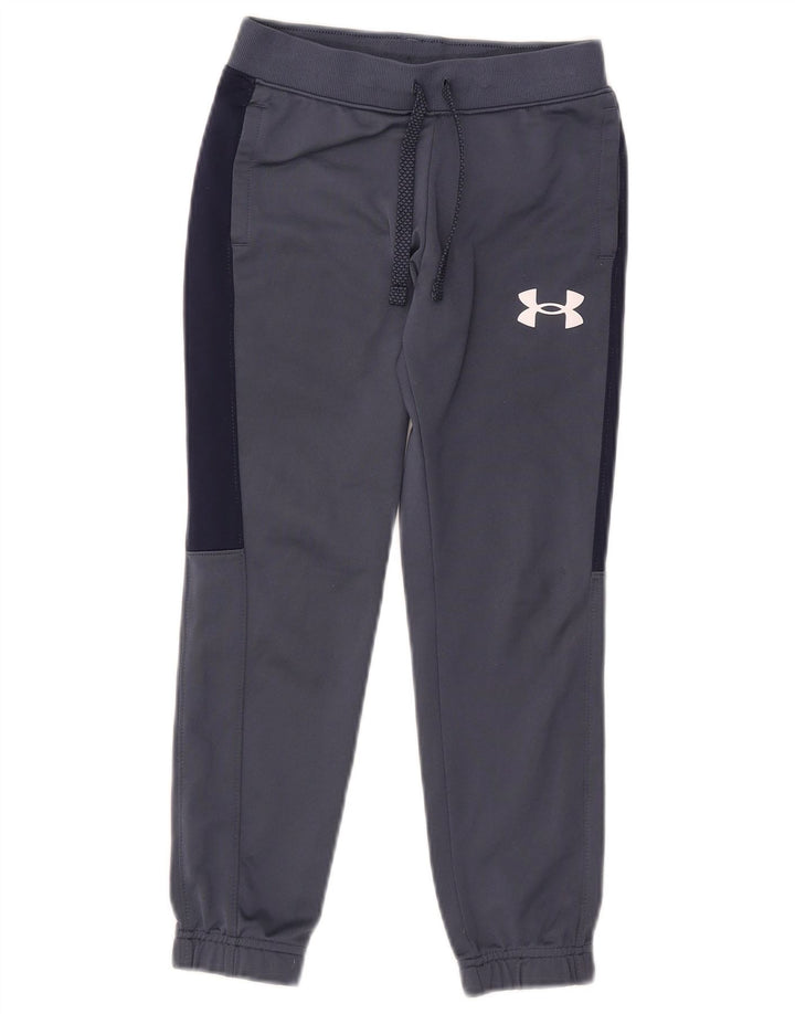 Under Armour Jungen-Trainingshose, Jogginghose, 7–8 Jahre, Größe S, Blau