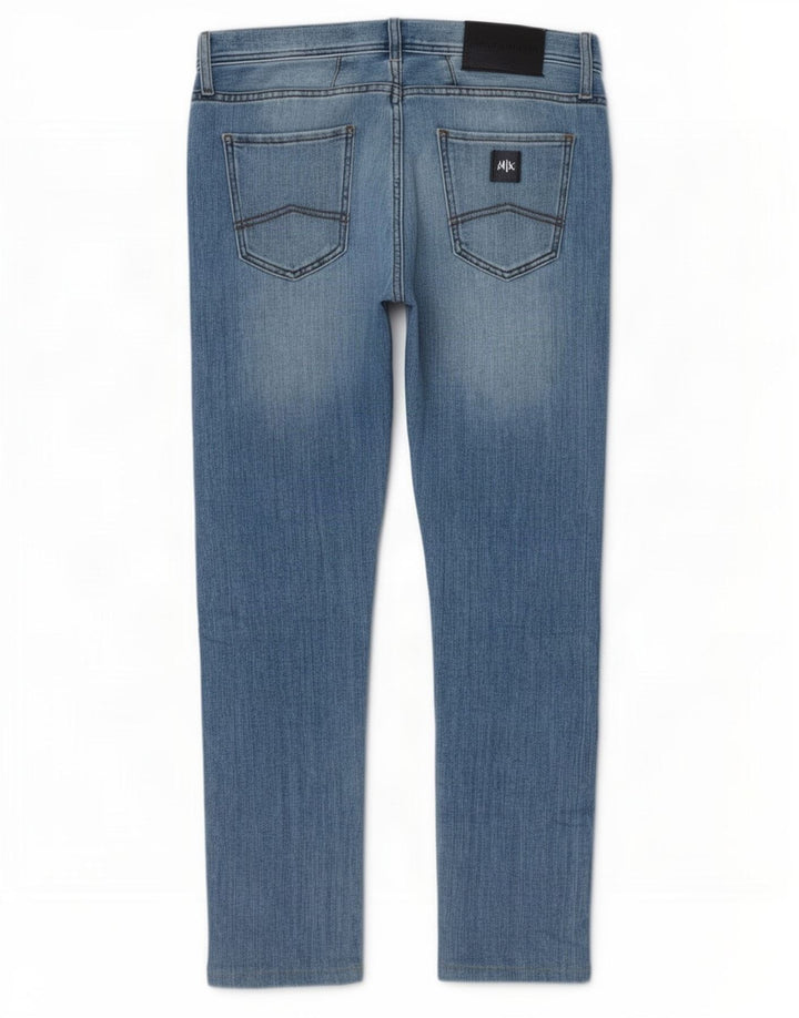 Armani Damen Slim Jeans W30 L29 Blaue Baumwolle